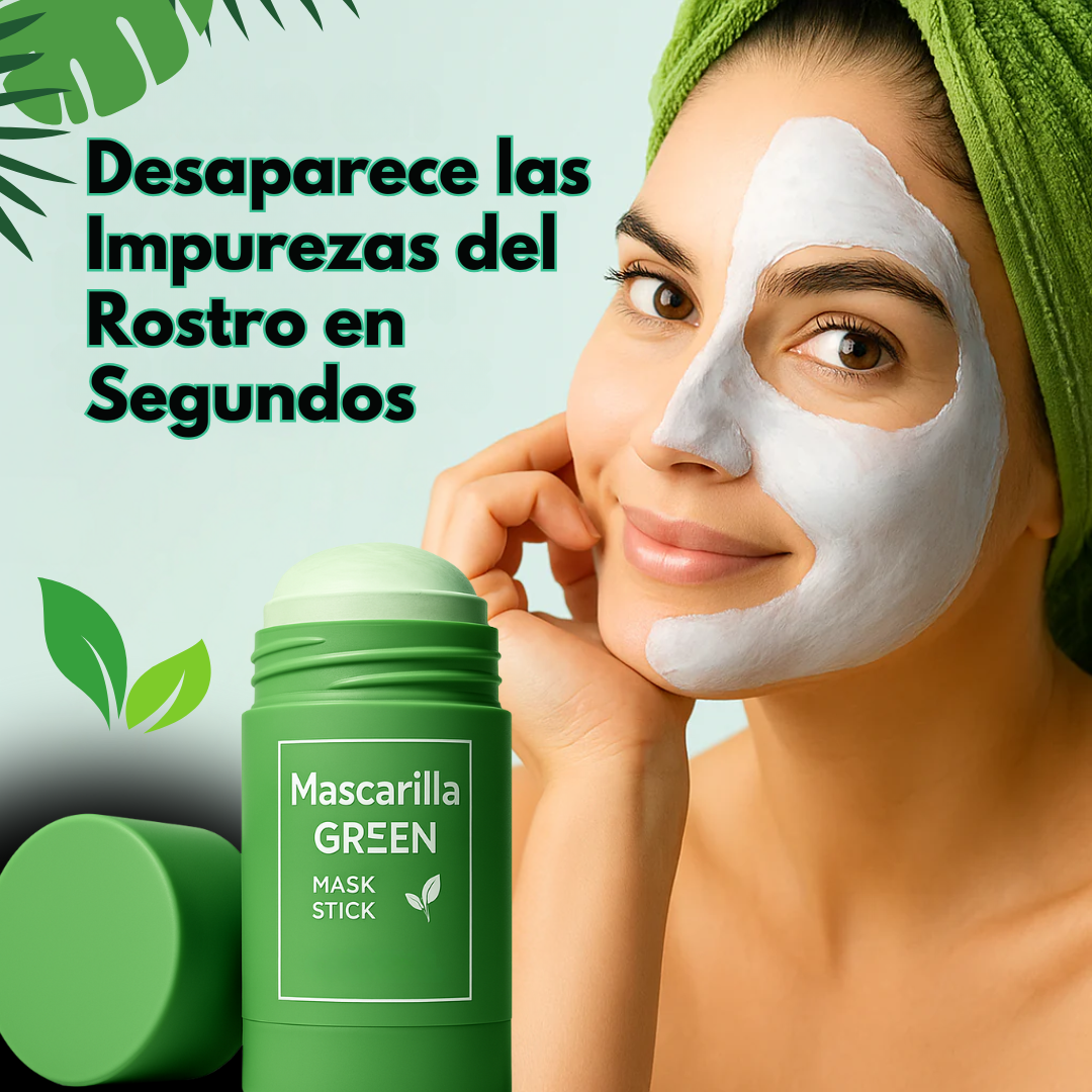 MascarillaGREEN™ - Mascarilla en Barra con Extracto de Té Verde